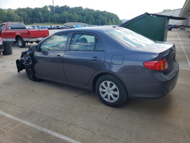 TOYOTA COROLLA BA 2009 gray sedan 4d gas 2T1BU40E29C174994 photo #3
