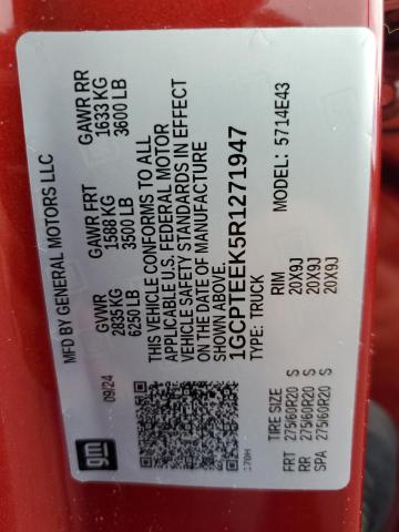 2024 CHEVROLET COLORADO T 1GCPTEEK5R1271947