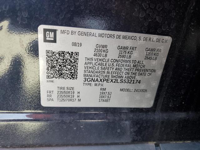 2020 CHEVROLET EQUINOX PR - 3GNAXPEX2LS532174