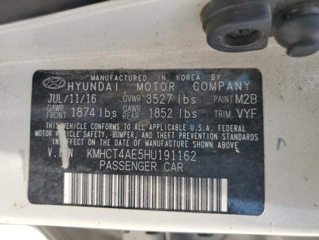 2017 HYUNDAI ACCENT SE KMHCT4AE5HU191162