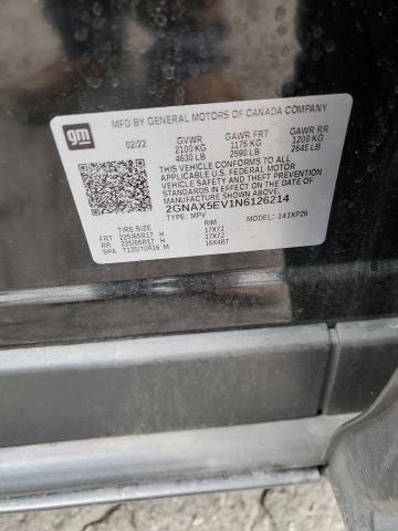 2022 CHEVROLET EQUINOX LS 2GNAX5EV1N6126214
