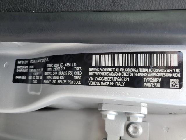 2018 JEEP RENEGADE T ZACCJBCB7JPG93731