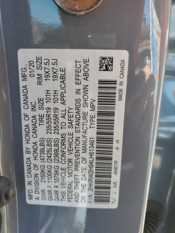 2020 HONDA CR-V TOURI 2HKRW2H94LH613461