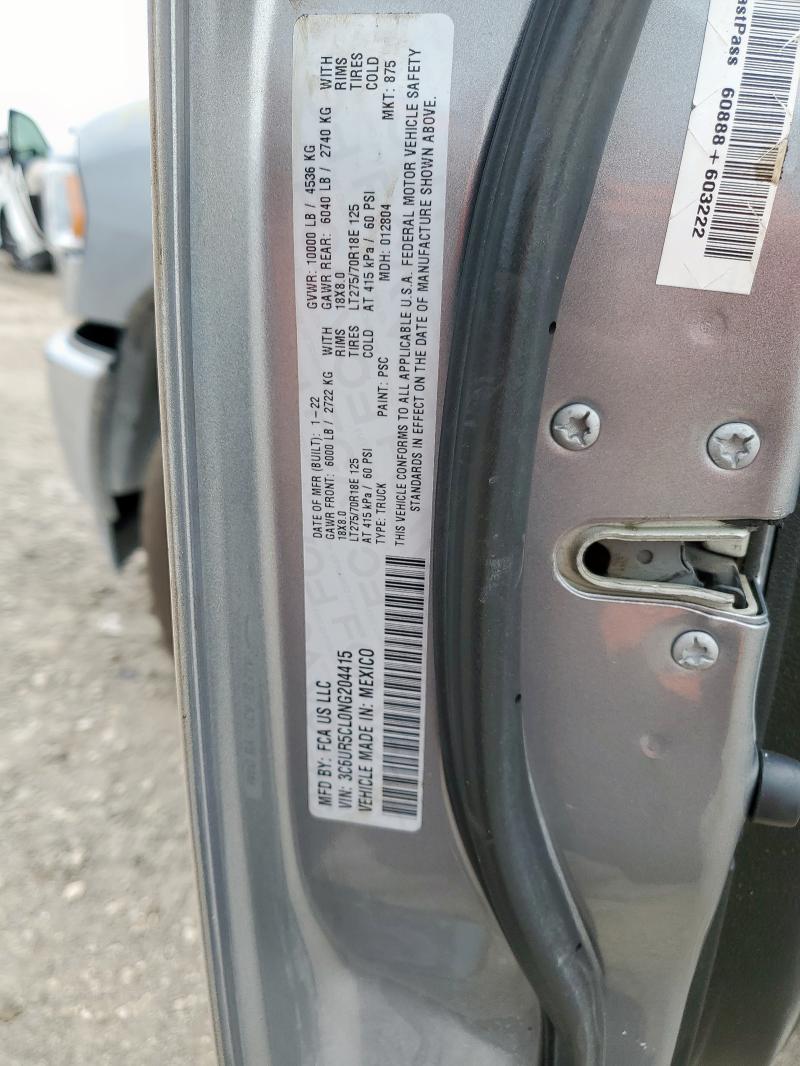 2022 RAM 2500 TRADE 3C6UR5CL0NG204415