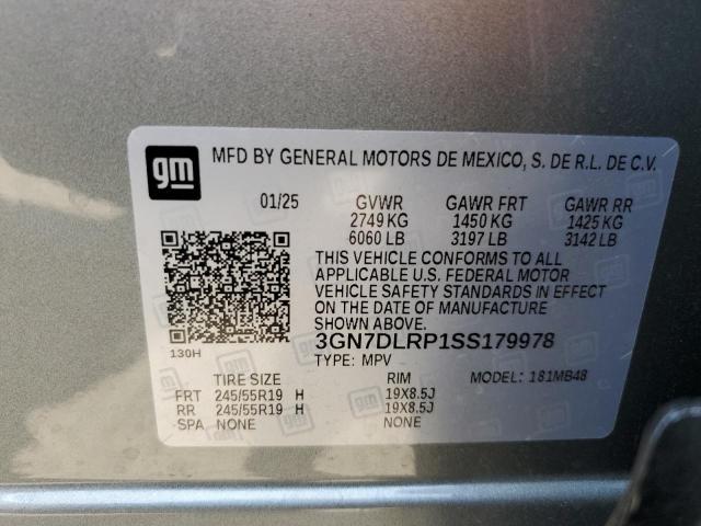 2025 CHEVROLET EQUINOX LT 3GN7DLRP1SS179978
