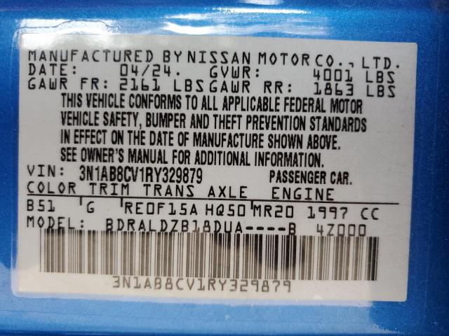 2024 NISSAN SENTRA SV - 3N1AB8CV1RY329879