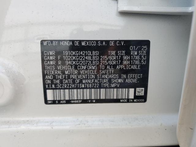 2025 HONDA HRV 3CZRZ2H71SM768722