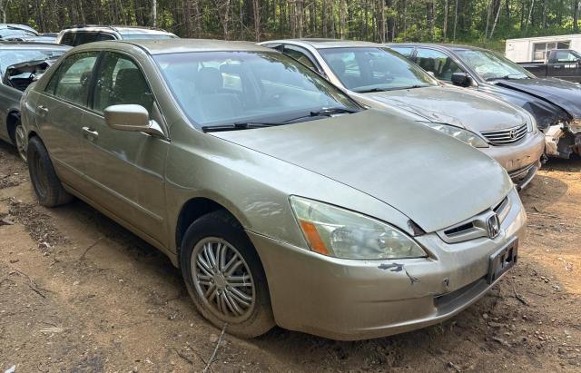HONDA ACCORD DX 2004 gold sedan 4d gas 1HGCM55104A005605 photo #1