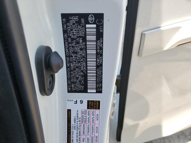 2018 TOYOTA PRIUS - JTDKARFU1J3061376