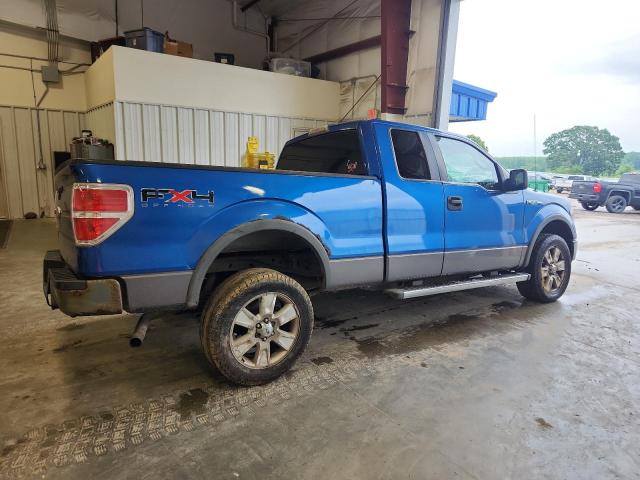 FORD F150 SUPER 2009 blue  flexible fuel 1FTPX14V19KC78512 photo #4