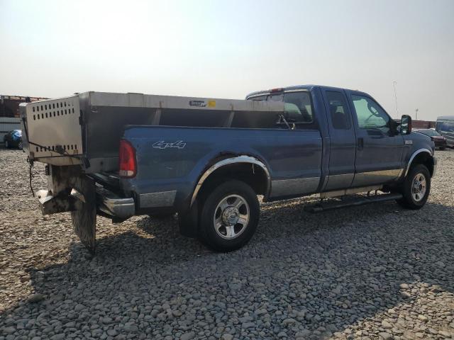 FORD F250 SUPER 2005 blue 4dr ext gas 1FTSX21545EC14011 photo #4
