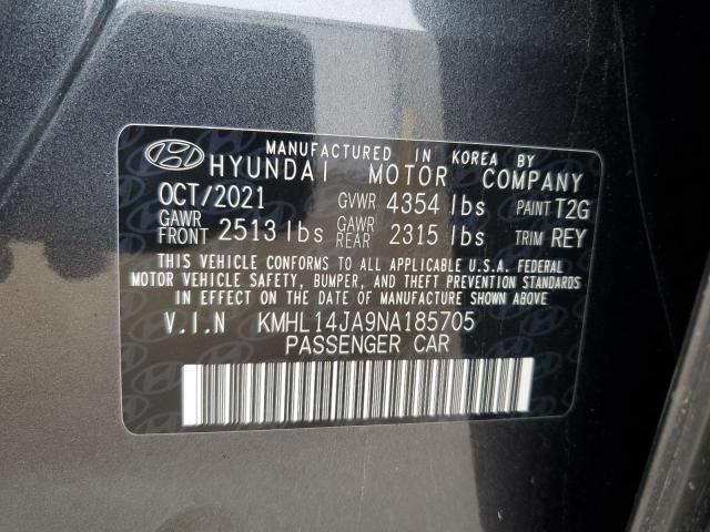 2022 HYUNDAI SONATA SEL - KMHL14JA9NA185705