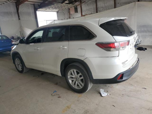 Vin: 5tdzarfh7gs018542, lot: 61054455, toyota highlander le 20162