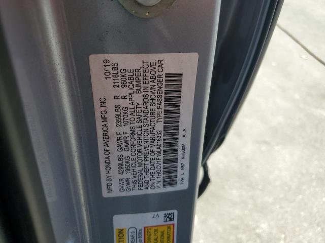 2020 HONDA ACCORD LX 1HGCV1F19LA016332