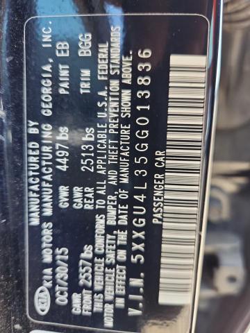 2016 KIA OPTIMA EX - 5XXGU4L35GG013836