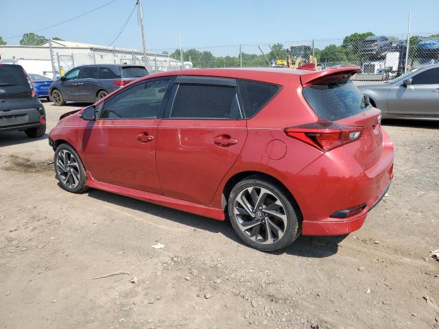 TOYOTA COROLLA IM 2018 red  gas JTNKARJE1JJ562856 photo #3
