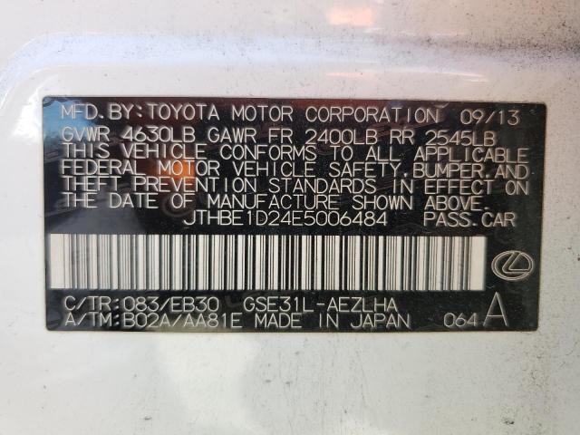 2014 LEXUS IS 350 - JTHBE1D24E5006484