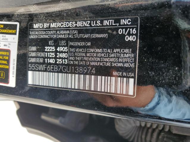 2016 MERCEDES-BENZ C 450 4MAT 55SWF6EB7GU138974