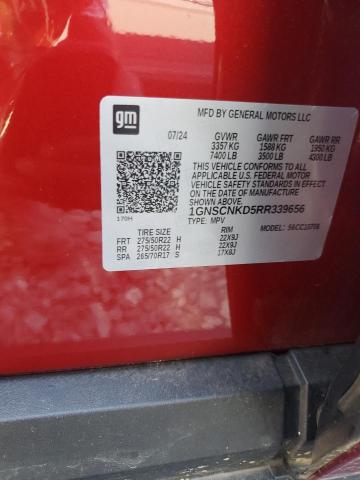 2024 CHEVROLET TAHOE C150 1GNSCNKD5RR339656