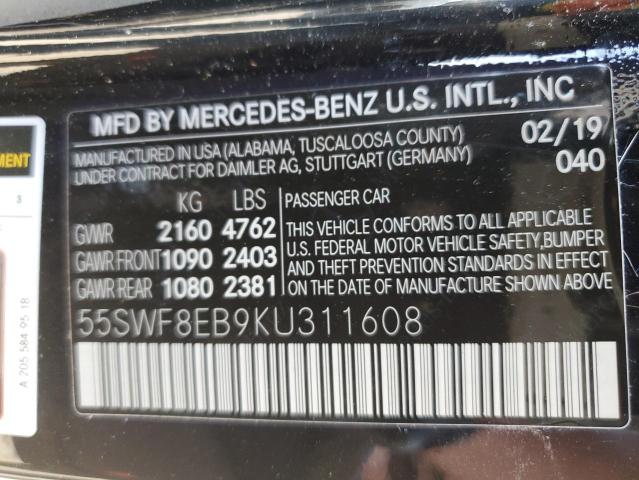 2019 MERCEDES-BENZ C 300 4MAT - 55SWF8EB9KU311608