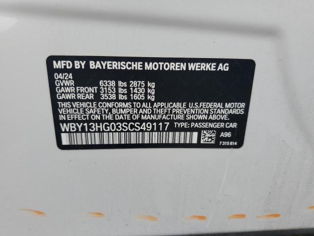2025 BMW I5 XDRIVE WBY13HG03SCS49117