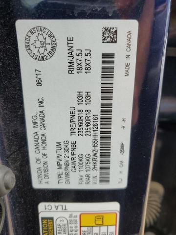 2HKRW2H55HH126161 2017 HONDA CRV