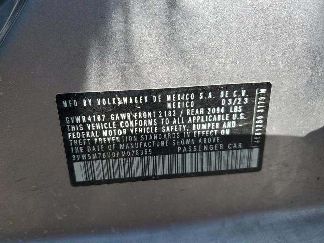 2023 VOLKSWAGEN JETTA S 3VW5M7BU0PM028355
