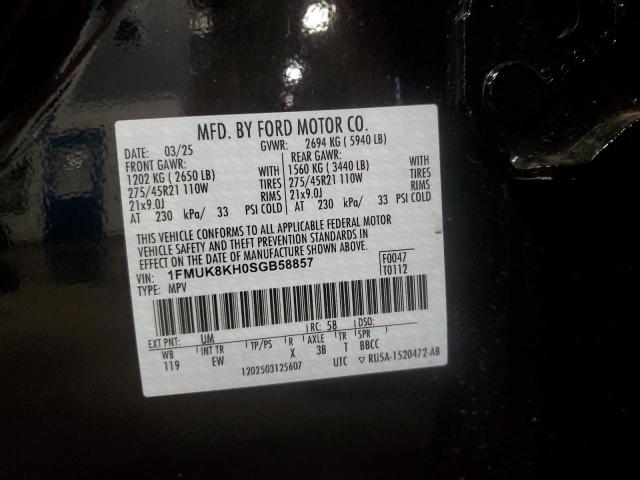 2025 FORD EXPLORER S 1FMUK8KH0SGB58857
