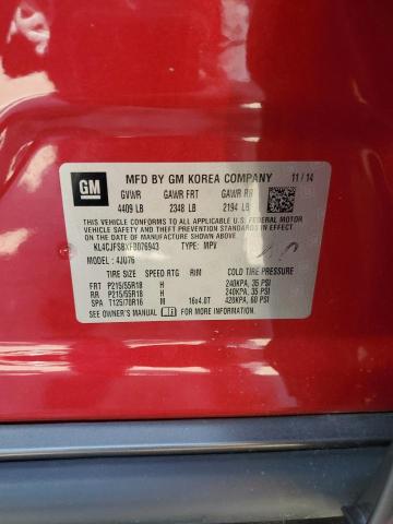 2015 BUICK ENCORE CON - KL4CJFSBXFB076943