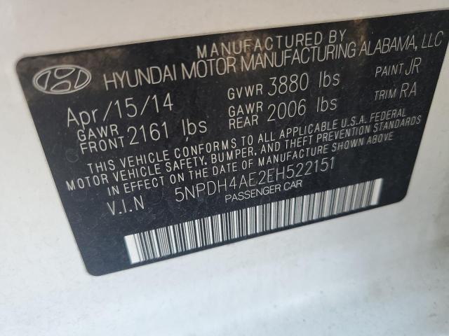 2014 HYUNDAI ELANTRA SE - 5NPDH4AE2EH522151
