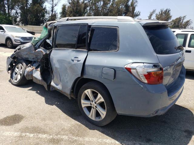 TOYOTA HIGHLANDER 2009 blue  gas JTEDS43A892081379 photo #3