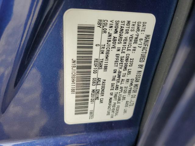 2017 NISSAN ROGUE SPOR JN1BJ1CR6HW111881