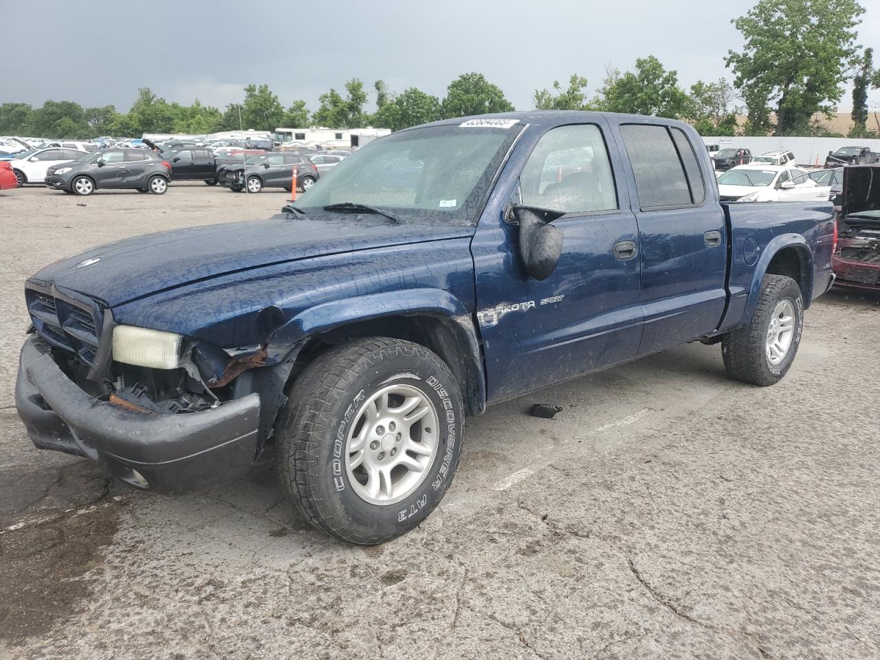 Lot #3286649281 2002 DODGE DAKOTA QUAD SPORT