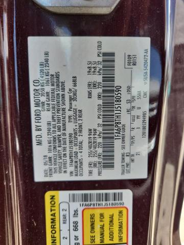 2018 FORD MUSTANG - 1FA6P8TH1J5180590