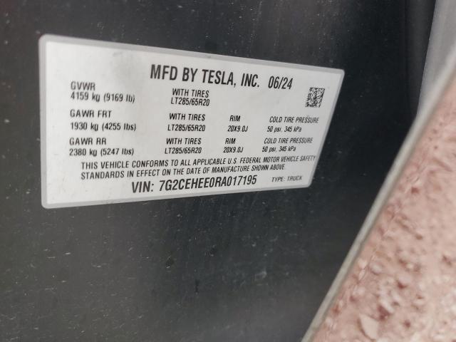 2024 TESLA CYBERTRUCK 7G2CEHEE0RA017195