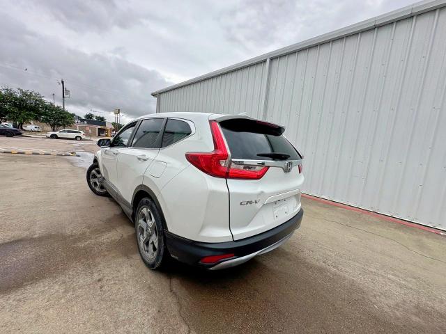HONDA CR-V EX 2019 white  gas 7FARW1H50KE036985 photo #4
