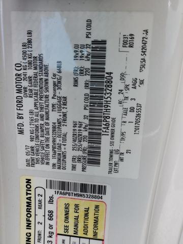 2017 FORD MUSTANG - 1FA6P8TH9H5328804