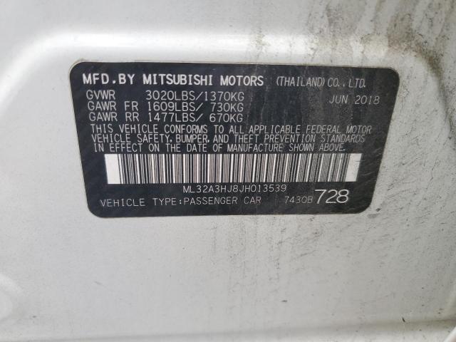 2018 MITSUBISHI MIRAGE ES ML32A3HJ8JH013539