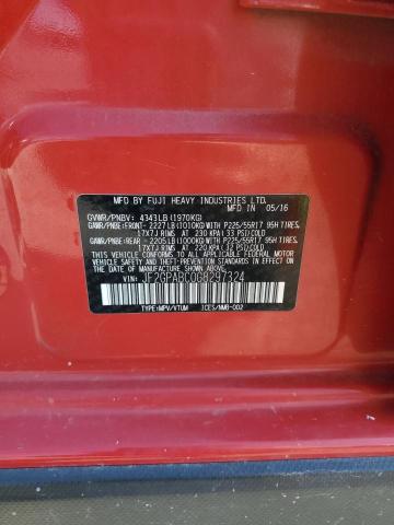 2016 SUBARU CROSSTREK JF2GPABC0G8297324