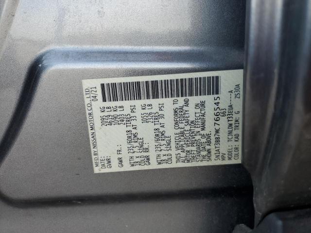 2021 NISSAN ROGUE SV 5N1AT3BB7MC766545