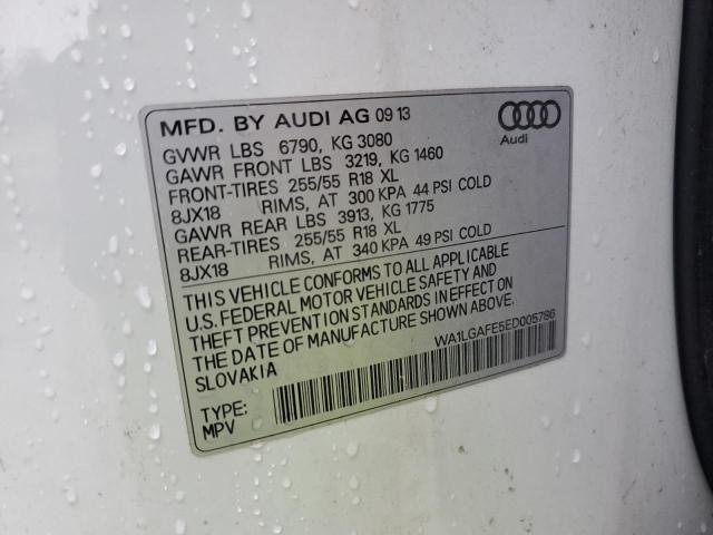wa1lgafe5ed005786 - 2014 Audi q7 premium plus - #60567395