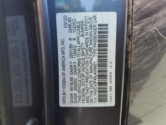 2020 HONDA ACCORD HYB - 1HGCV3F49LA008821