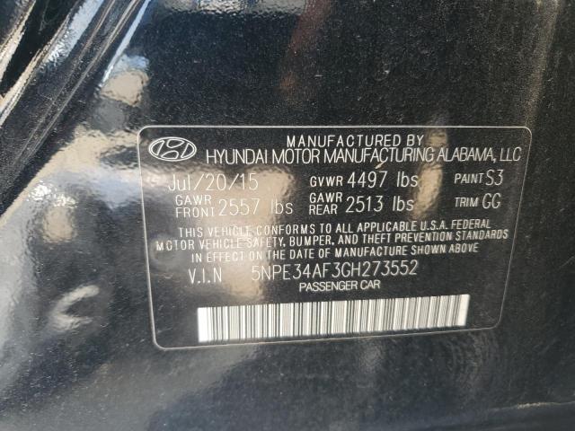 2016 HYUNDAI SONATA SPO - 5NPE34AF3GH273552