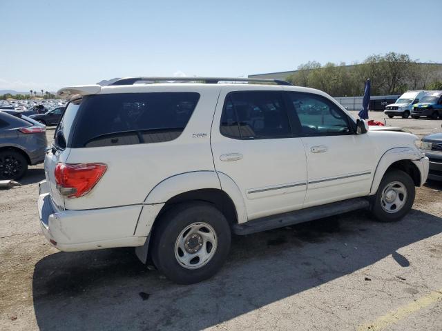 TOYOTA SEQUOIA SR 2005 white  gas 5TDZT34A05S239295 photo #4