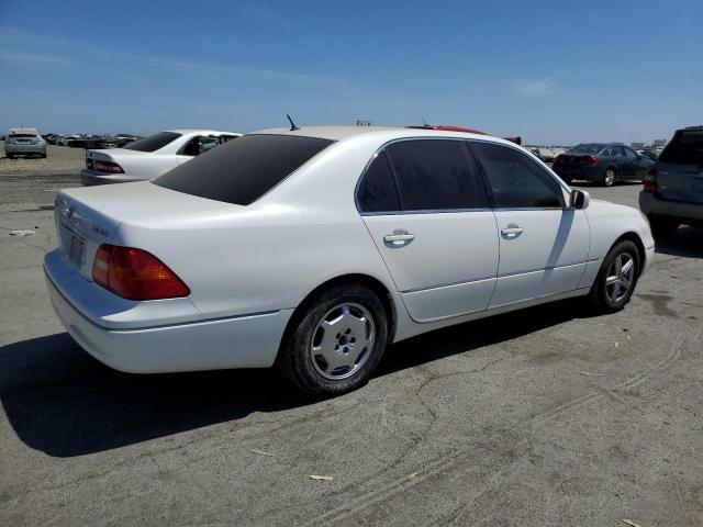 LEXUS LS 430 2002 white sedan 4d gas JTHBN30F920070307 photo #4