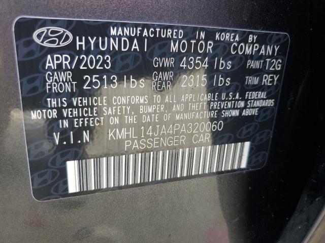 2023 HYUNDAI SONATA SEL KMHL14JA4PA320060