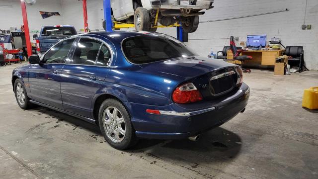 JAGUAR S-TYPE 2000 blue sedan 4d gas SAJDA01D3YGL47987 photo #4