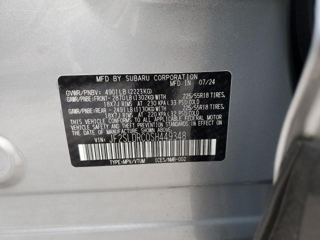 2025 SUBARU FORESTER L JF2SLDRC0SH449348