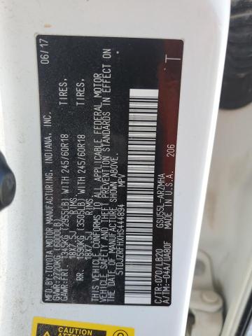 2017 TOYOTA HIGHLANDER - 5TDJZRFHXHS444894