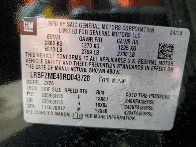 2024 BUICK ENVISION P LRBFZME40RD043728
